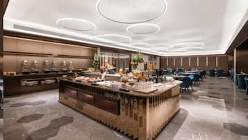Daily buffet breakfast for a fee
