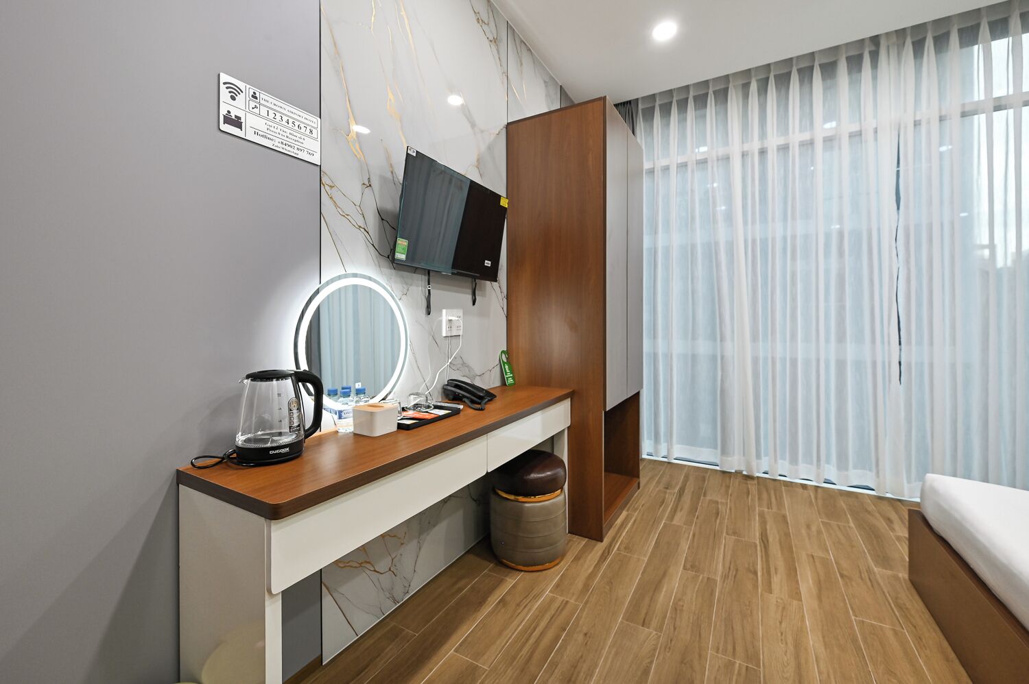 Habitación Deluxe doble, vistas a la ciudad | Wifi gratis y ropa de cama