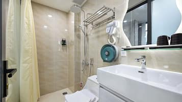 Deluxe-Doppelzimmer, Stadtblick | Badezimmer