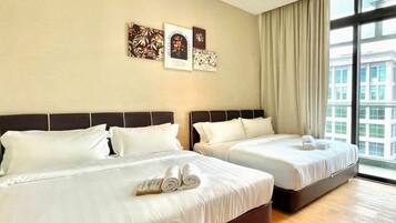 Duplex, 2 Bedrooms, City View | Iron/ironing board, free WiFi