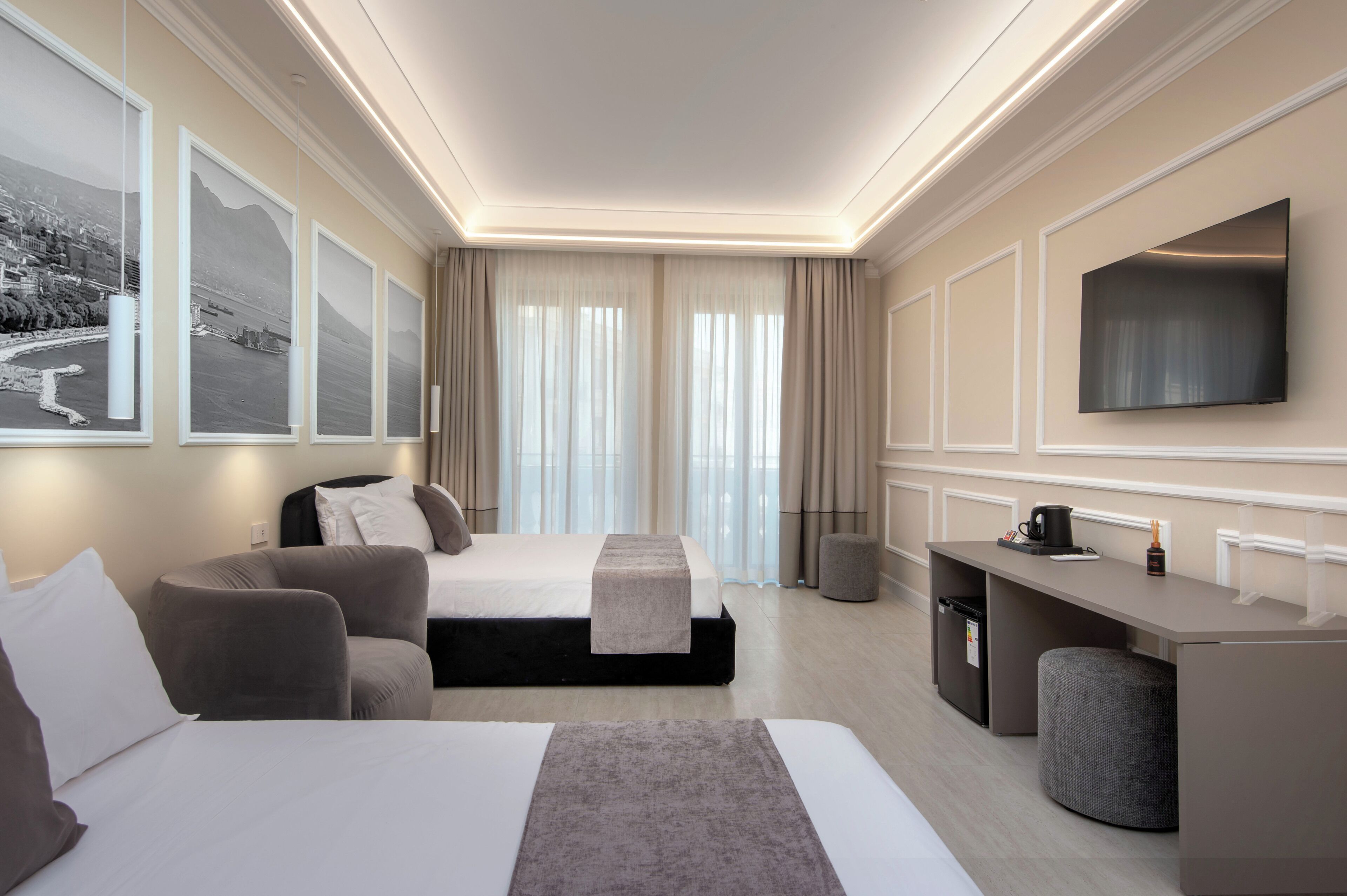 Chambre Quadruple Luxe, vue ville