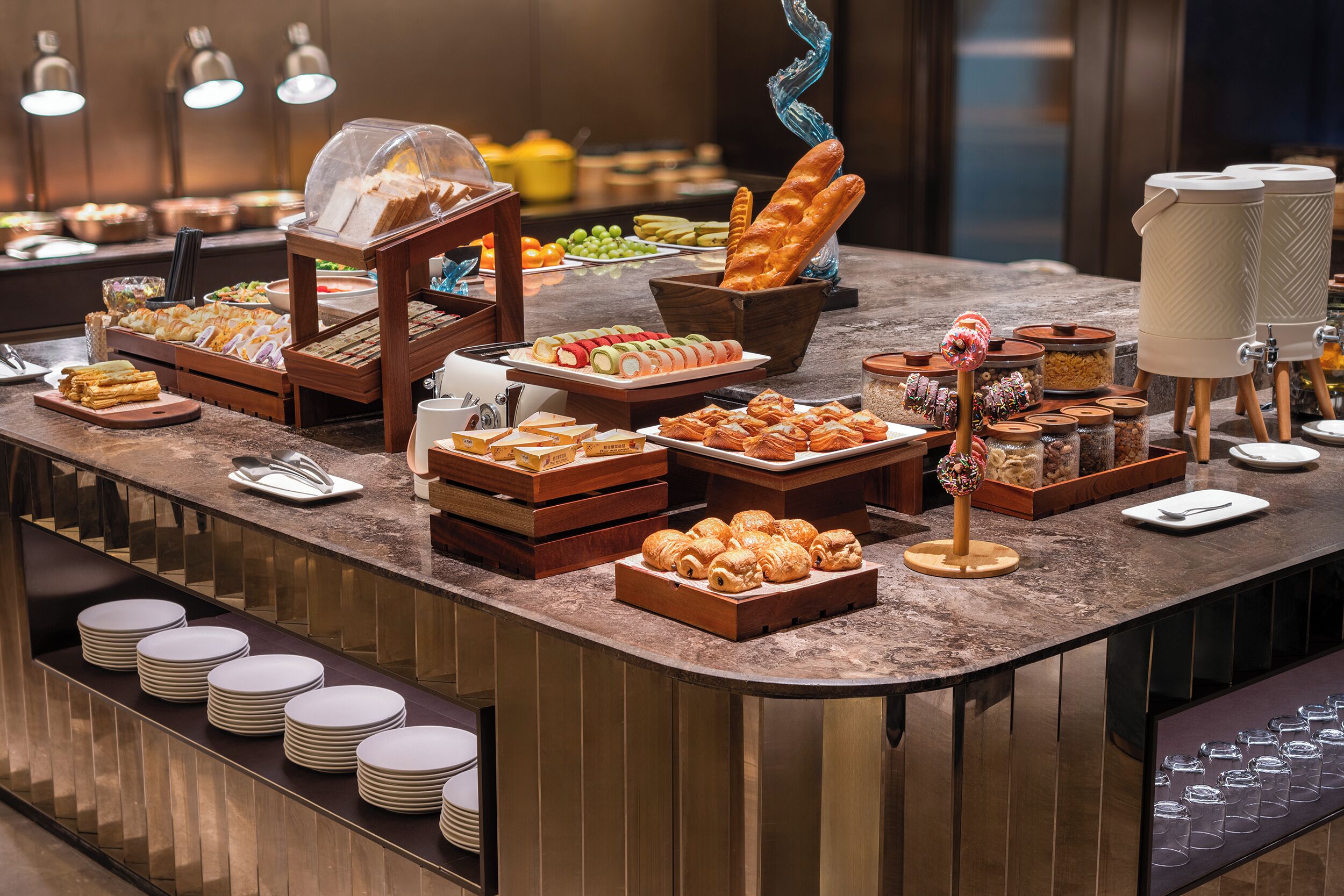 Morgenmadsbuffet hver dag mod et gebyr