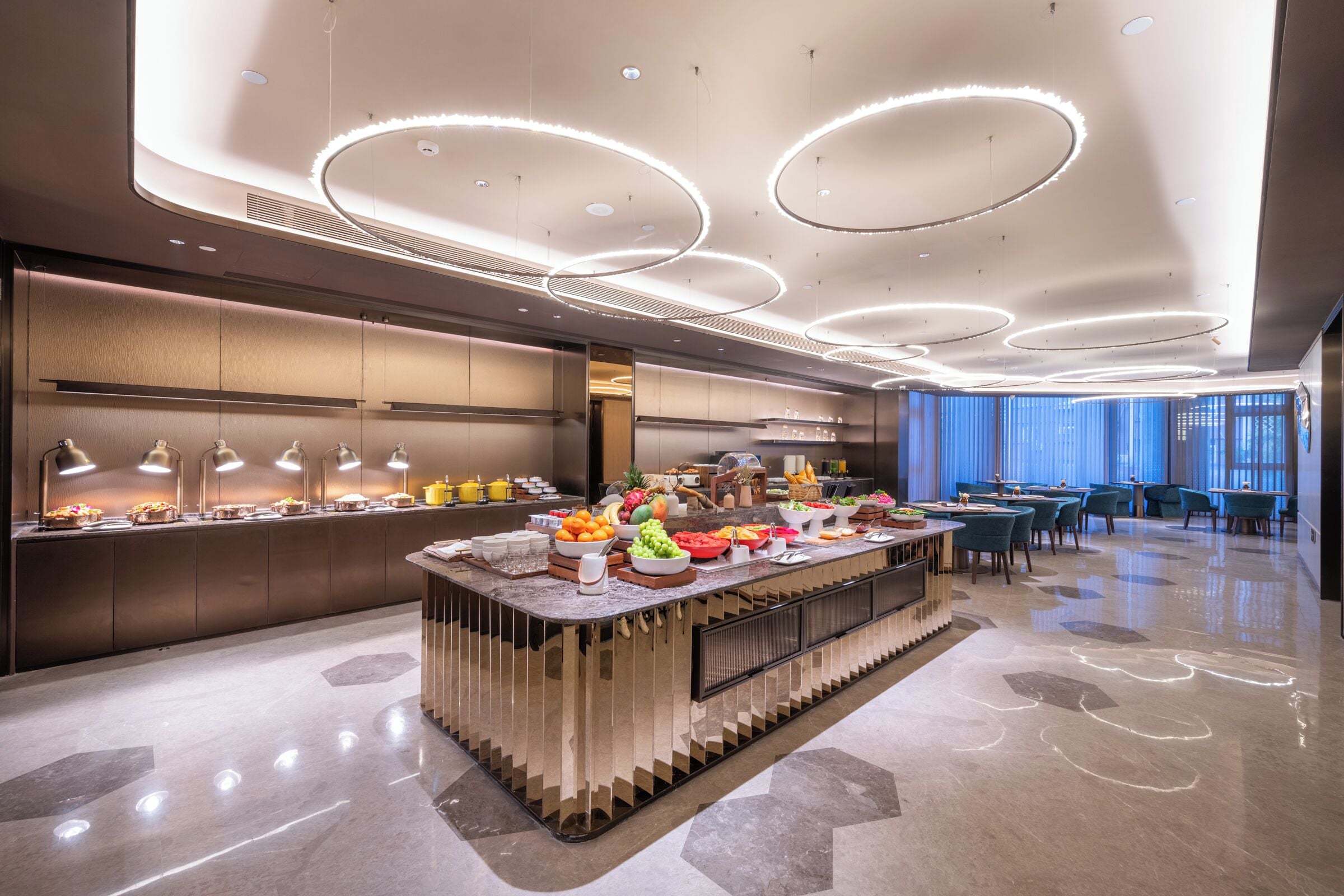 Daily buffet breakfast for a fee