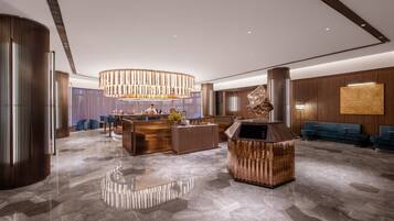 Lounge i lobbyen