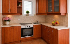 Coffee/tea maker, fridge, oven, stovetop - 2 bedroom awesome apartment in Preko (Preko)