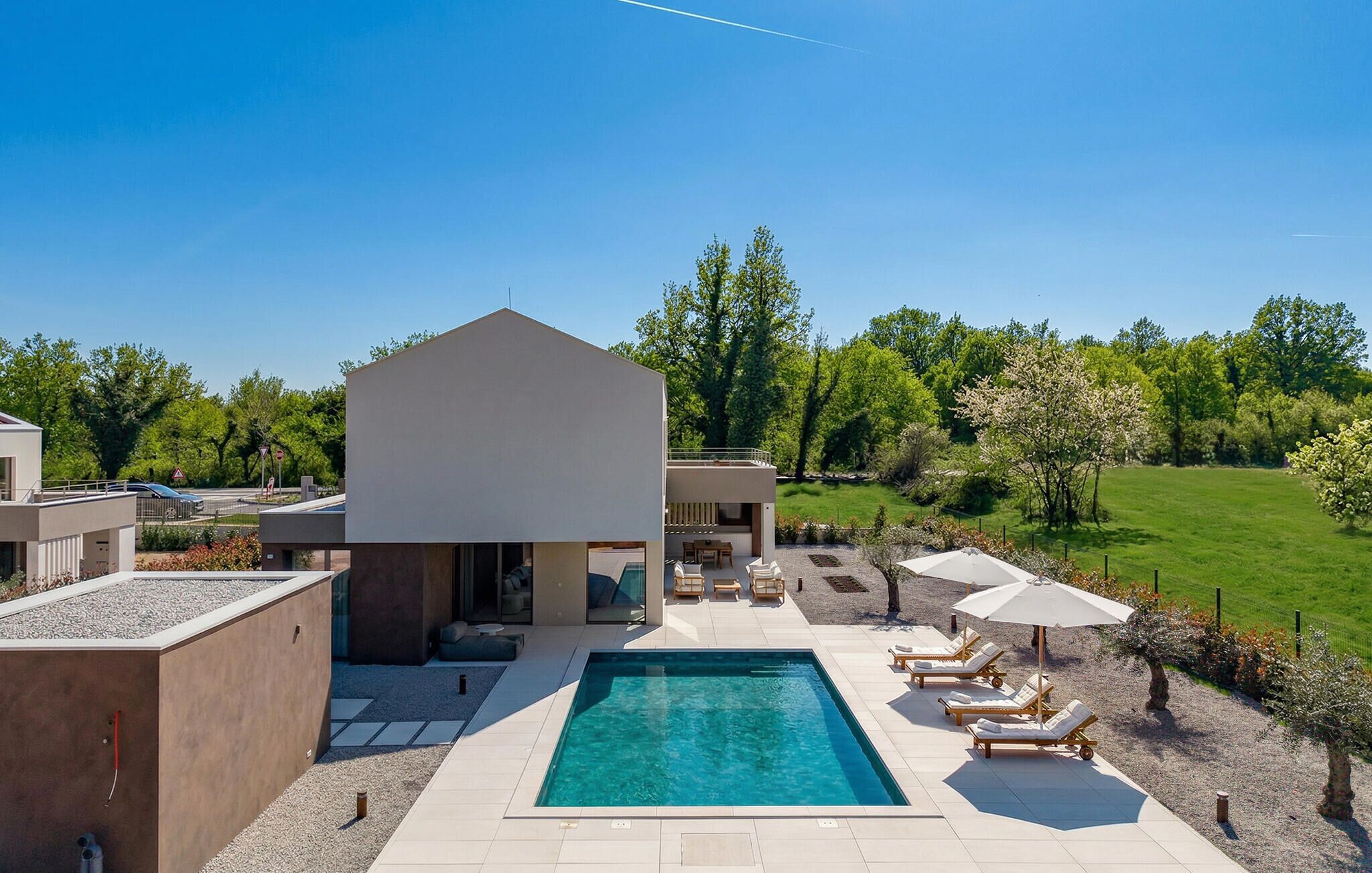 Una piscina climatizada