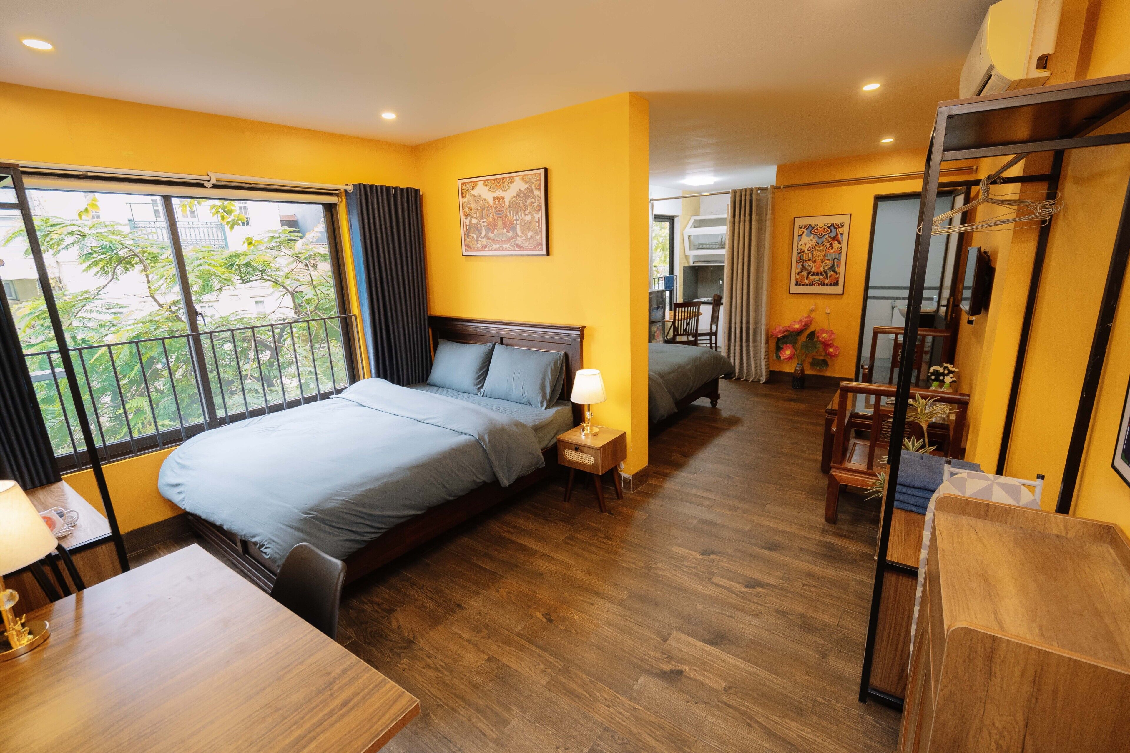 2 Schlafzimmer, Schreibtisch, Bügeleisen/Bügelbrett, kostenloses WLAN