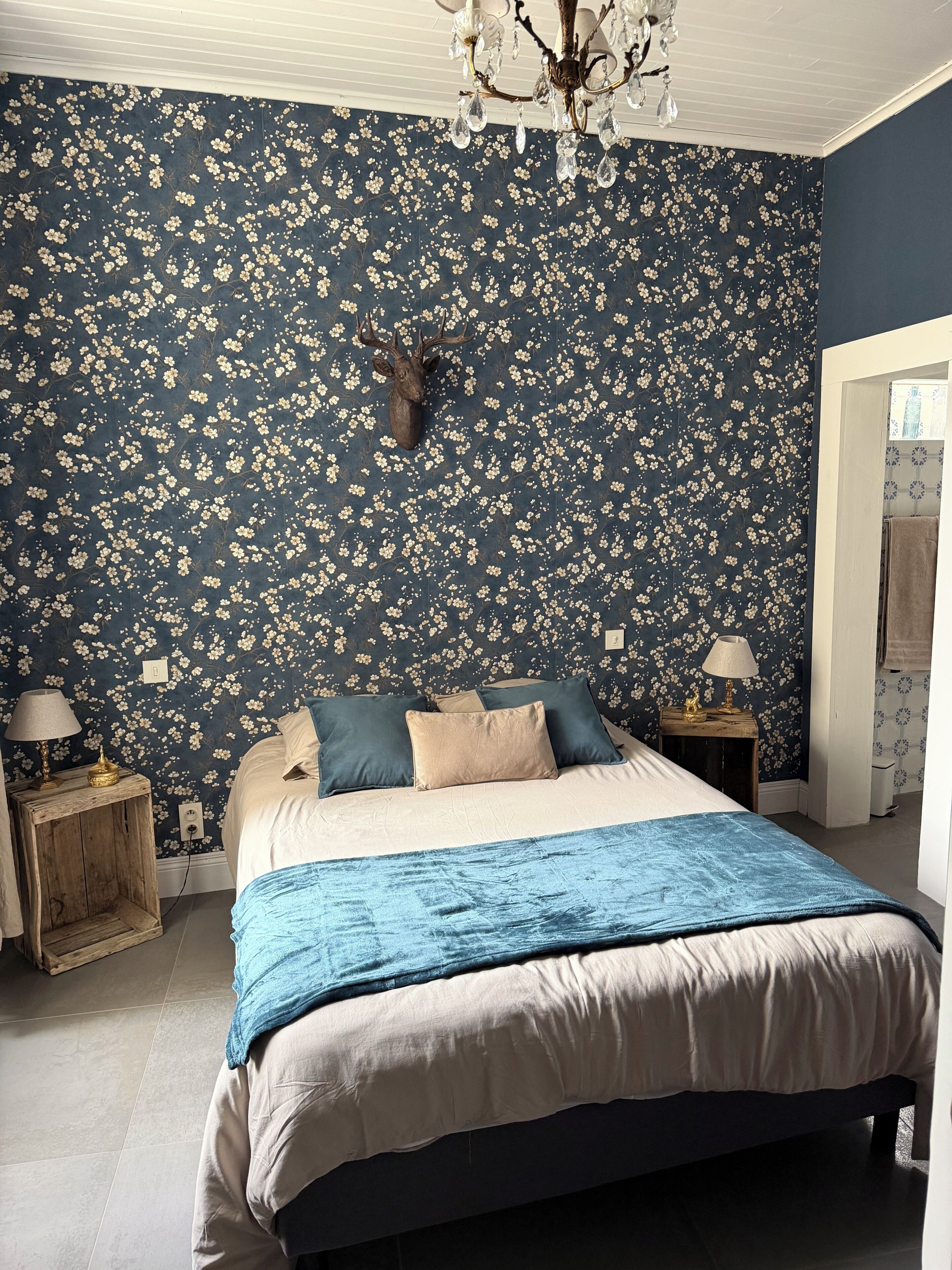 1 chambre, fer et planche à repasser, accès au Wi-Fi (inclus)
