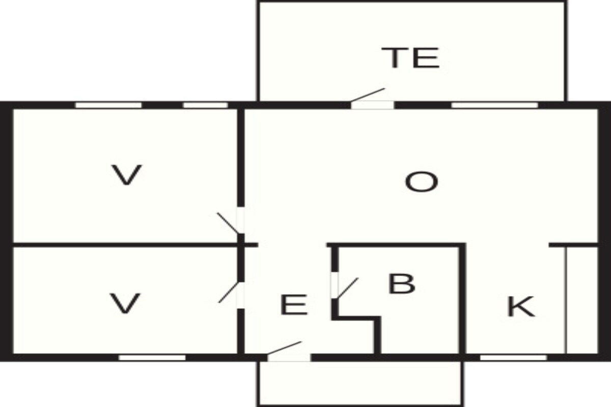 Classic Apartment, 2 Bedrooms | Floor plan