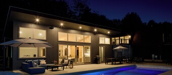 Secluded Hudson Valley Retreat Near New Paltz With Heated Pool, Hot Tub, Meadow Views & Three Renovated Buildings for Luxury Monthly Stays