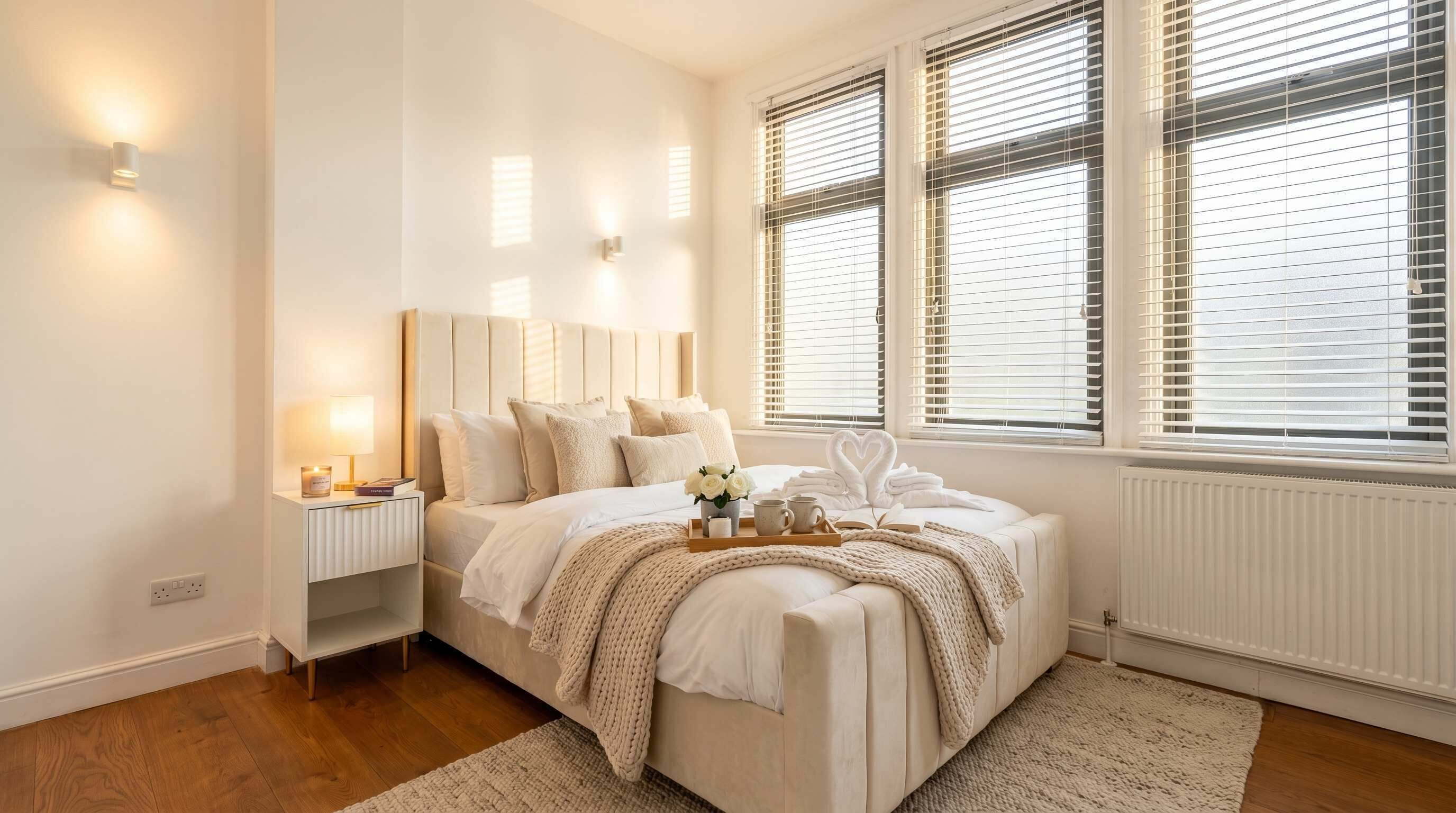 Desk, iron/ironing board, WiFi, bed sheets