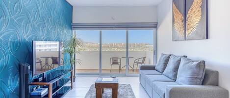 Apartment, Multiple Beds, City View (Marea Los Cabos Fragata 404) | Living area