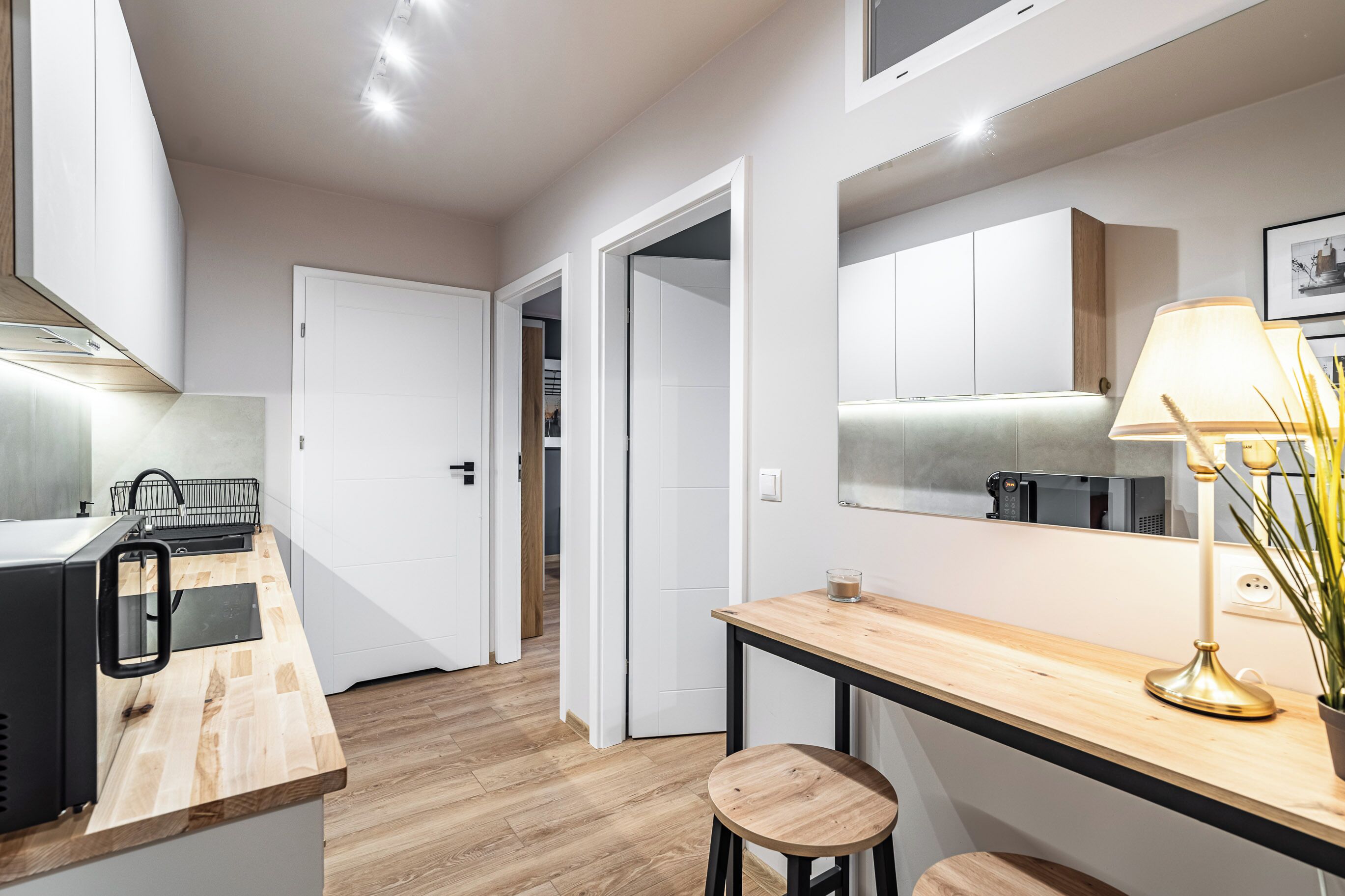 Apartment | Private kitchen | Fridge, stovetop, cookware/dishes/utensils