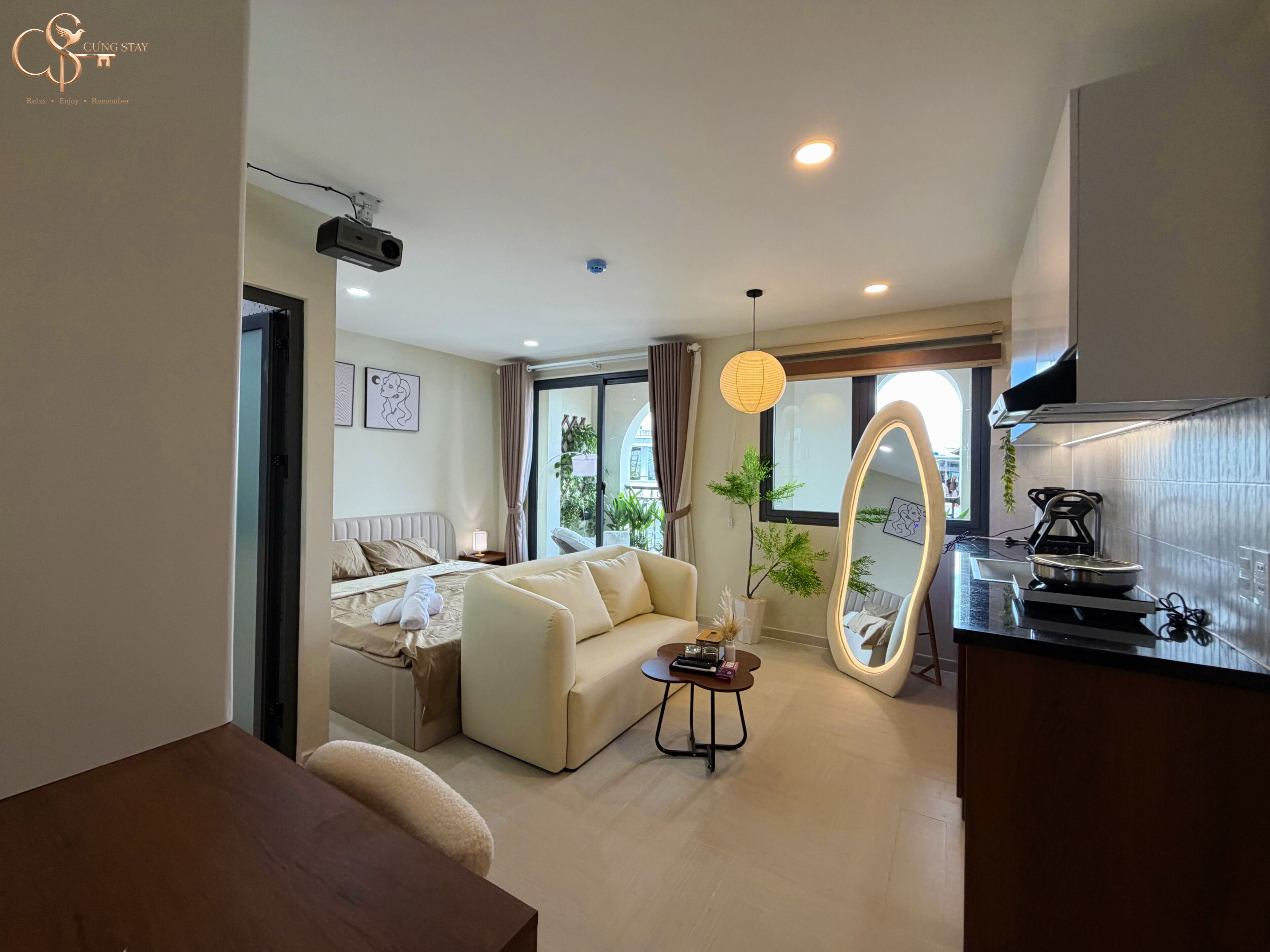 Premium bedding, down duvets, memory-foam beds, free minibar