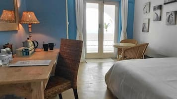 Standard Double Room, Balcony, Ocean View | In-room safe, laptop workspace, free WiFi, bed sheets