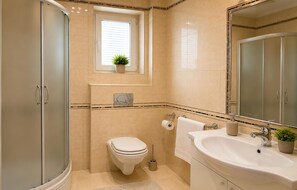 Shower, hair dryer - 2 bedroom stunning apartment in Preko (Preko)