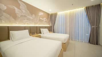 Free WiFi, bed sheets