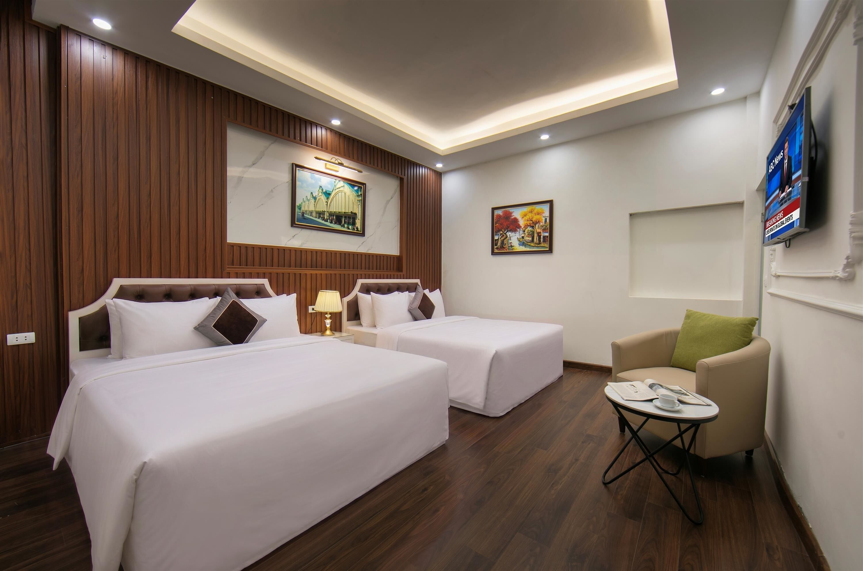 Family Quadruple Room, 2 Queen Beds, Non Smoking | Hypo-allergenic bedding, down duvets, minibar, in-room safe