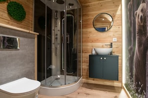 Tent, Mountain View | Bathroom - Glamp Mała Łąka Jacuzzi & Sauna Zakopane (Zakopane)