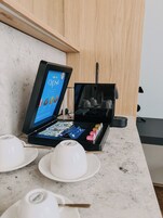 Deluxe-Studio | Eigene Küche | Mini-Kühlschrank, Hochstuhl