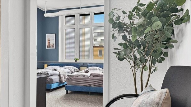 3 habitaciones, caja de seguridad en la habitación, wifi y ropa de cama 