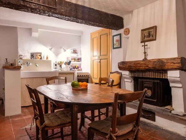 Dining - L'Oustau La Catounière - charming Provencal cottage with sea view (Mons)