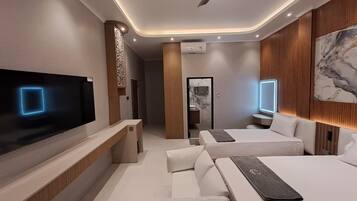 Deluxe Room, Balcony, Pool View | Premium bedding, Select Comfort beds, free minibar items, in-room safe
