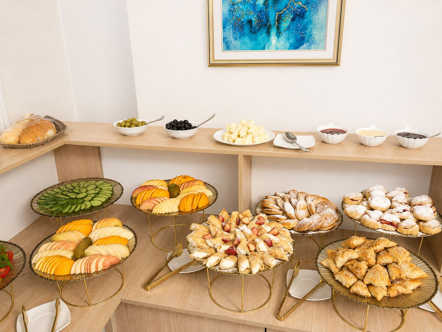 Tägliches inbegriffenes Frühstücksbuffet