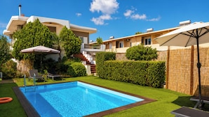 Apartment, Garden View | Pool | Outdoor pool, pool umbrellas, pool loungers - Villa Morea With Pool Near Chania City (Chania)