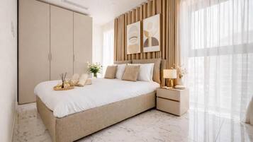Blackout drapes, soundproofing, iron/ironing board, free WiFi