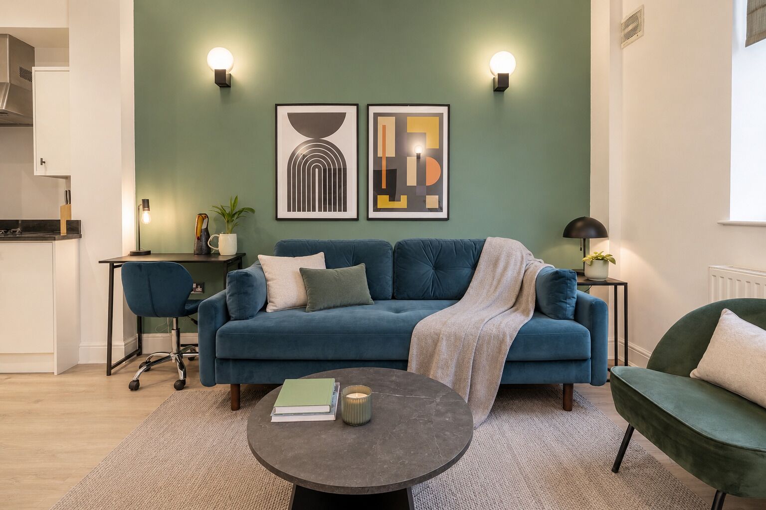 Appartement Deluxe, 1 chambre | Aire de séjour