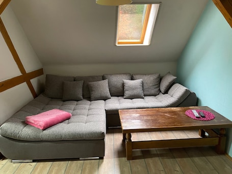 Living area. Stay in the Sternenblick Nature Reserve