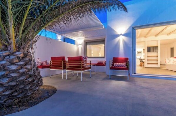 Terrace/patio - O Lofos DELOS Villa with Sea View /Private Pool (Mykonos)