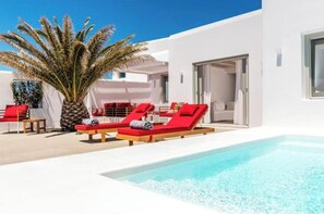 Pool - O Lofos DELOS Villa with Sea View /Private Pool (Mykonos)
