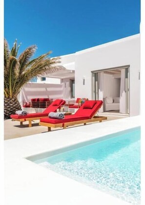 Pool - O Lofos DELOS Villa with Sea View /Private Pool (Mykonos)
