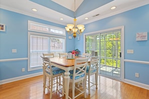 Dining - Beautiful private home with Updated appliances and community pool! (North Myrtle Beach)