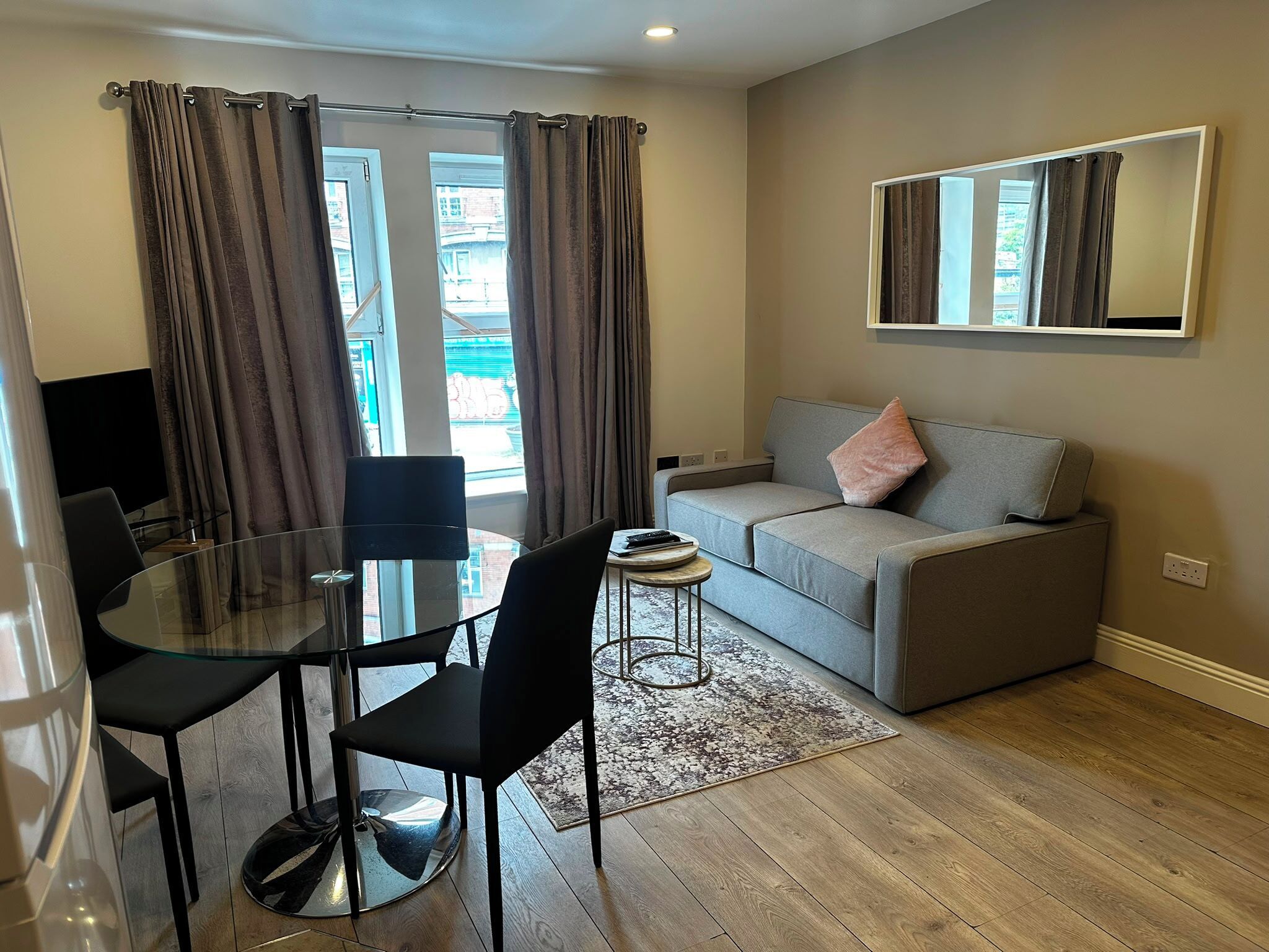 Apartment, 2 Bedrooms, Kitchen | Living area