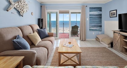 Newly Updated Ocean Front 2 BR 2 BA Unit W/Desirable Midtown Location