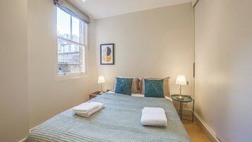 Iron/ironing board, travel cot, free WiFi, bed sheets