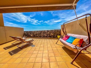 Terrace/patio - Apartment in Poris de Abona with private terrace and parking (Porís de Abona)