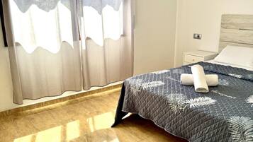 Free WiFi, bed sheets