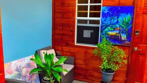 Rom, privat bad | Terrasse/patio