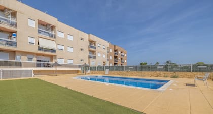 Ground-Floor Apartment 'Planta Baja Marita' with Shared Pool, Wi-Fi, and Air Conditioning