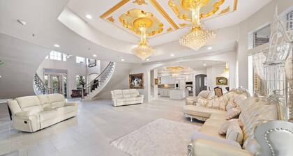 Private Mansion Retreat Basketball Court and More