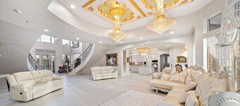 Private Mansion Retreat Basketball Court and More