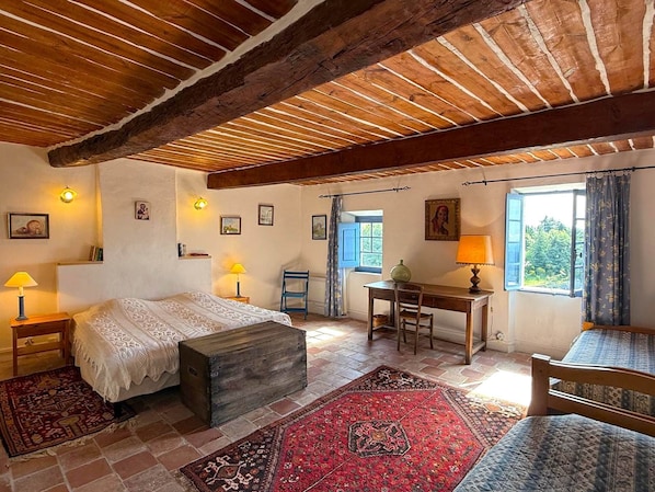 1 bedroom, free WiFi - Lou Pitchoun - Quadruple Room with Ocean View (Mons)