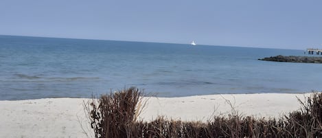 On the beach
