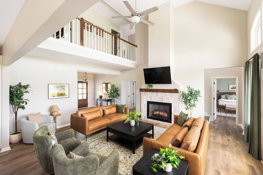 Smart TV, fireplace, offices