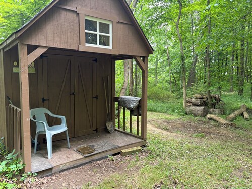 Camping on  weekend to get away from busy life.