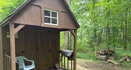 Camping on weekend to get away from busy life.